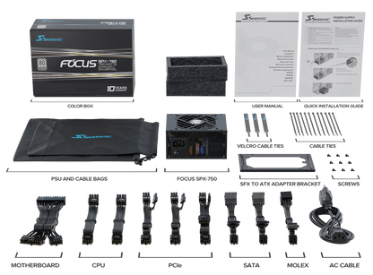 Seasonic FOCUS SPX-750 750W Fully Modular PSU