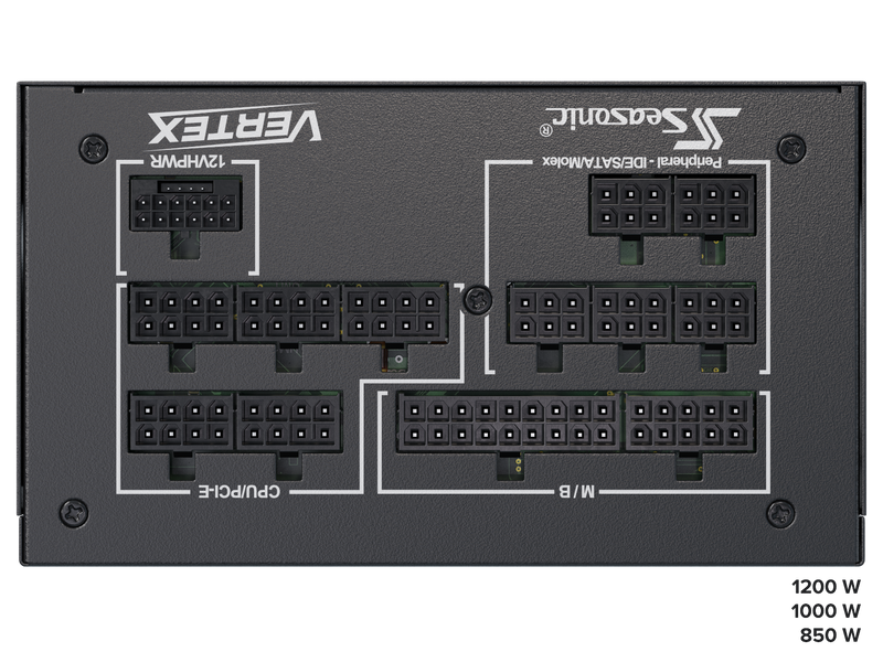 Seasonic VERTEX 1000W (GX-1000)  80 PLUS Gold Modular PSU