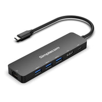 Simplecom CHT560 USB-C SuperSpeed 6-in-1 Multiport Docking Station HDMI 2.0