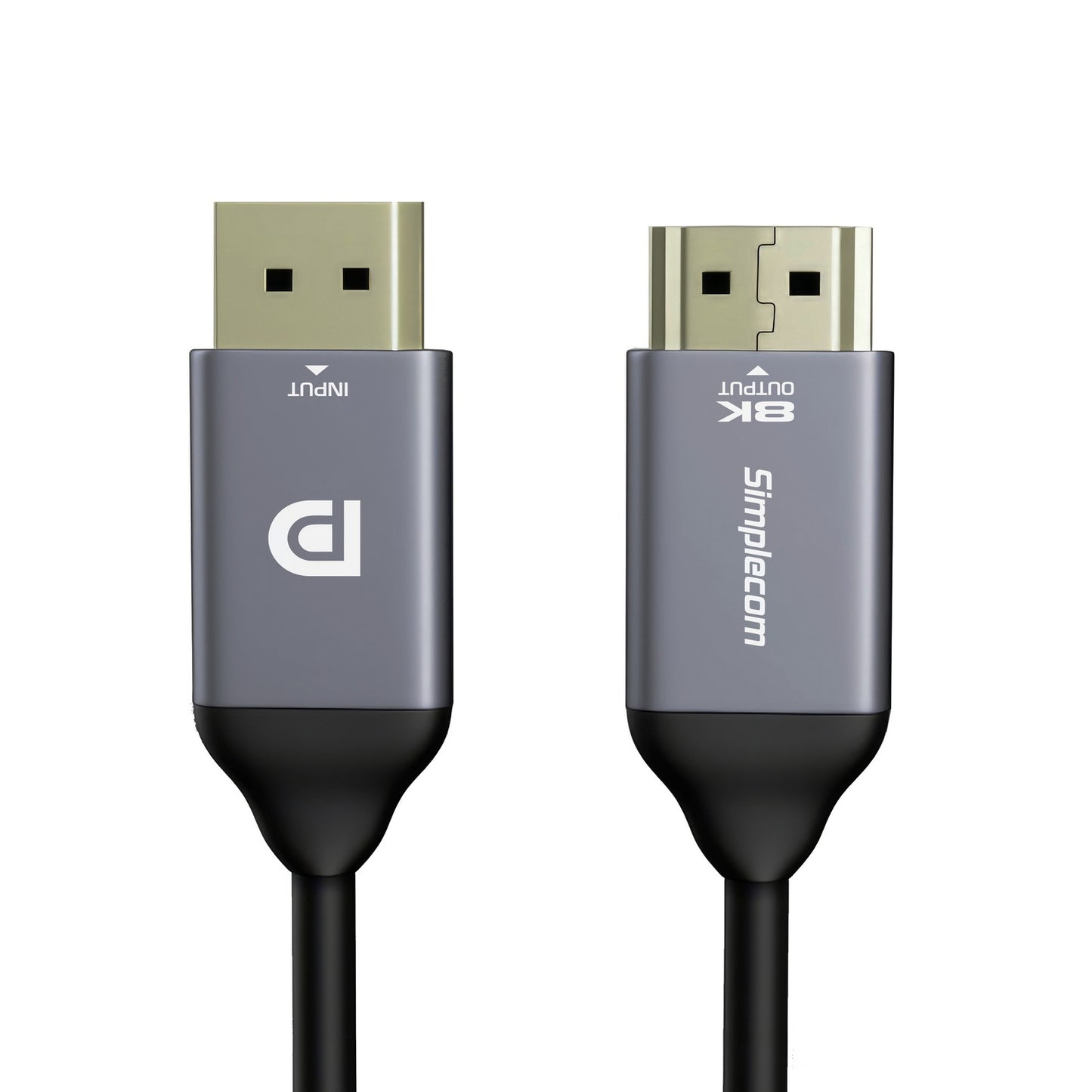 Simplecom DA218 Active DisplayPort 1.4 to HDMI 2.1 Cable 1.8M HDR 8K@60Hz