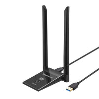 Simplecom NW628v2 AX1800 Dual Band WiFi 6 USB Adapter with 2x 5dBi High Gain Antennas