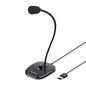 Simplecom UM360 Plug and Play USB Desktop Microphone with Headphone Jack