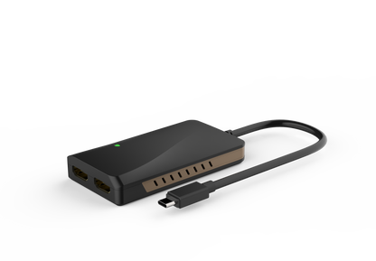 WINSTAR WS-UTA01H  Thunderbolt 3 USB-C to dual 4K HDMI Adapter