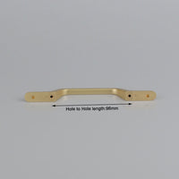 Gold Zinc Kitchen Cabinet Handles Drawer Bar Handle Pull 96mm