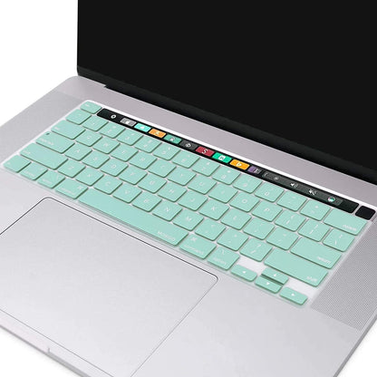 Keyboard Cover Skin For MacBook Pro 13 Pro 16 A2338 A2289 A2251 A2141 M1 M2 2020 to 2023 Mint Green