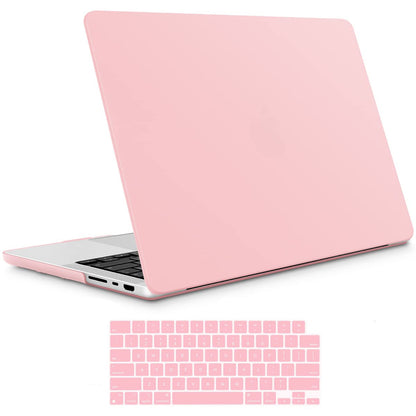 Suitable for MacBook Pro 14 Max Inch Case 2023 2022 2021 M2 A2779 M1 A2442 Hardshell Case Keyboard Cover Sold Pink