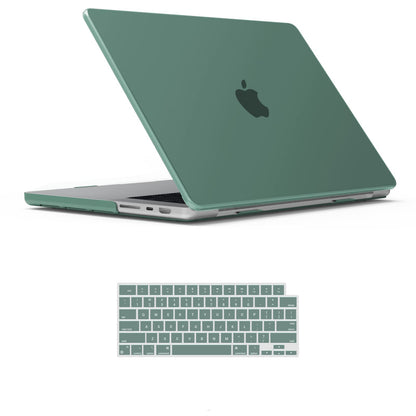 Suitable for  MacBook Pro 14 Max Inch Case 2023 2022 2021 M2 A2779 M1 A2442 Hardshell Case Keyboard Cover Midnight Green