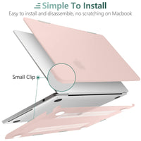Suitable for  2023 2022 MacBook Air 13 inch case M2 Model A2681 Hard Shell Case Keyboard Cover Sold Pink