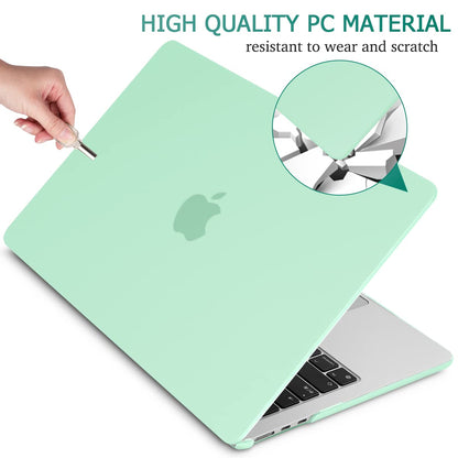 Suitable for  2023 2022 MacBook Air 13 inch case M2 Model A2681 Hard Shell Case Keyboard Cover Green