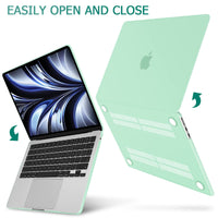 Suitable for  2023 2022 MacBook Air 13 inch case M2 Model A2681 Hard Shell Case Keyboard Cover Green