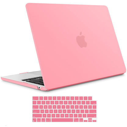 Suitable for  2023 2022 MacBook Air 13 inch case M2 Model A2681 Hard Shell Case Keyboard Cover Pink