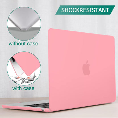 Suitable for  2023 2022 MacBook Air 13 inch case M2 Model A2681 Hard Shell Case Keyboard Cover Pink