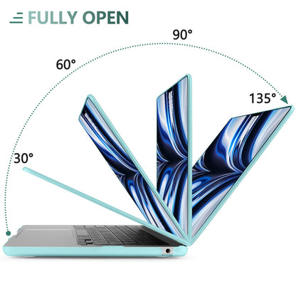 Suitable for  2023 2022 MacBook Air 13 inch case M2 Model A2681 Hard Shell Case Keyboard Cover Turquoise