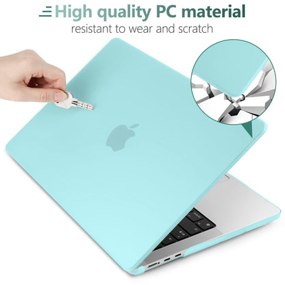 Suitable for  2023 2022 MacBook Air 13 inch case M2 Model A2681 Hard Shell Case Keyboard Cover Turquoise