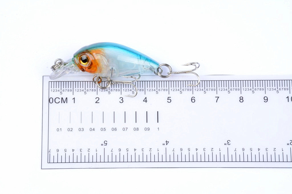 9x 4.5cm Popper Crank Bait Fishing Lure Lures Surface Tackle Saltwater