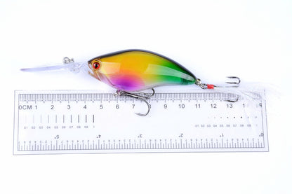 6x 11cm Popper Crank Bait Fishing Lure Lures Surface Tackle Saltwater