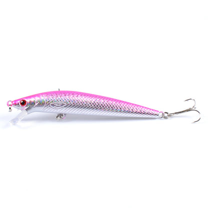 7x Popper Minnow 11.8cm Fishing Lure Lures Surface Tackle Fresh Saltwater