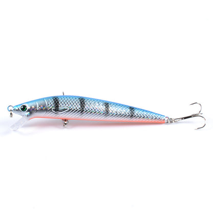 7x Popper Minnow 11.8cm Fishing Lure Lures Surface Tackle Fresh Saltwater