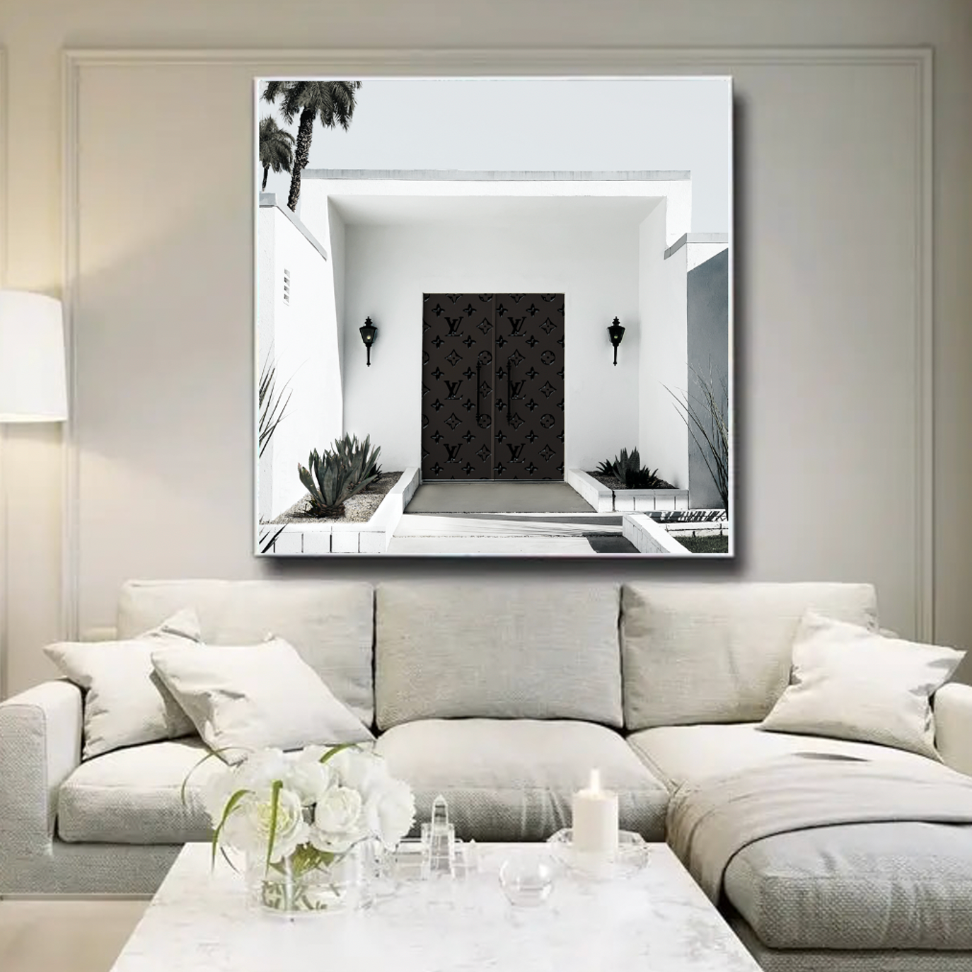 Interior Ave - Casa Amor - 60cm x 60cm Canvas Artwork