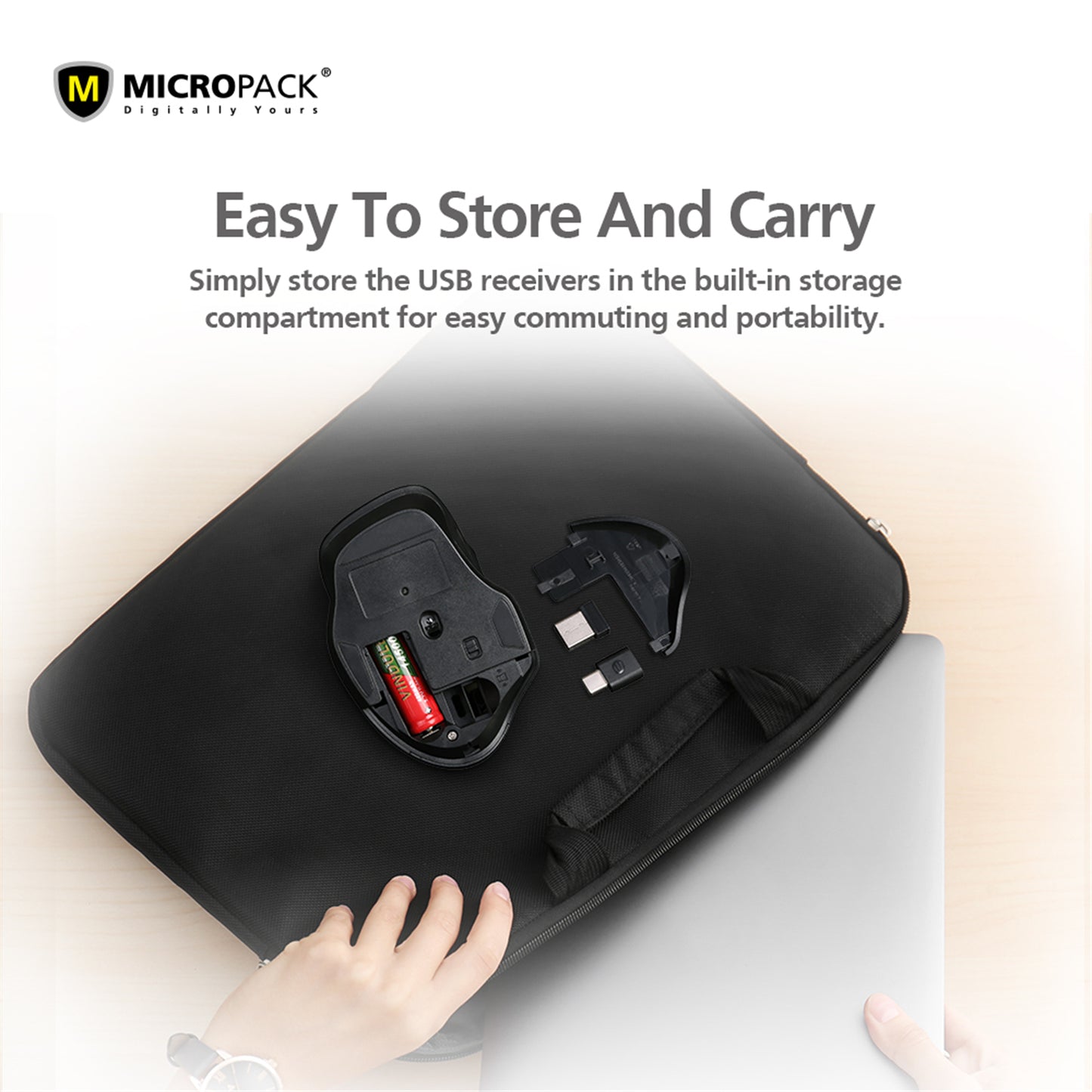 Wireless Mouse Computer Laptop PC 10M USB Receiver Compatible Multiple Device