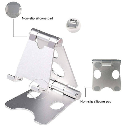 Mobax Phone Holder With Portable Multi-Function Metal Holder Foldable and Adjustable.