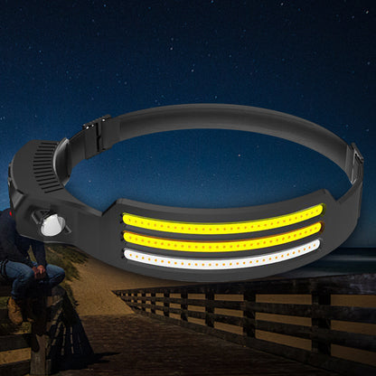 Mountgear Wave Sensing COB Head Light Outdoor Riding Light USB Rechargeable Light