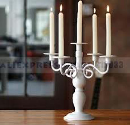 100 wholesale pack white wax 20cm taper church house vigil candleabra candle 2CM WIDE