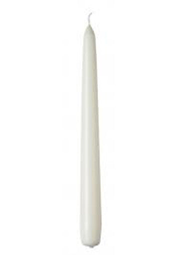 50 bulk buy pack white wax 20cm taper church house vigil candleabra candle 2CM WIDE