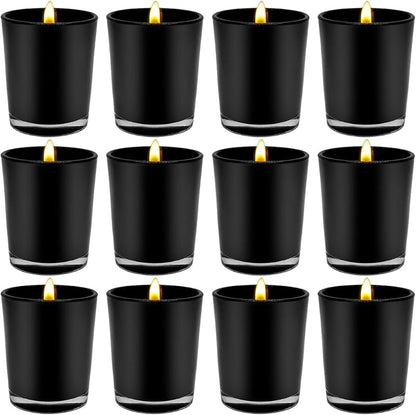 10 Pack Black Matt Tealight Candle Holder 6.5cm Festival Decor Wedding Propose Parties Holiday and Home Decor