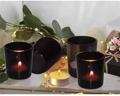 10 Pack Black Matt Tealight Candle Holder 6.5cm Festival Decor Wedding Propose Parties Holiday and Home Decor