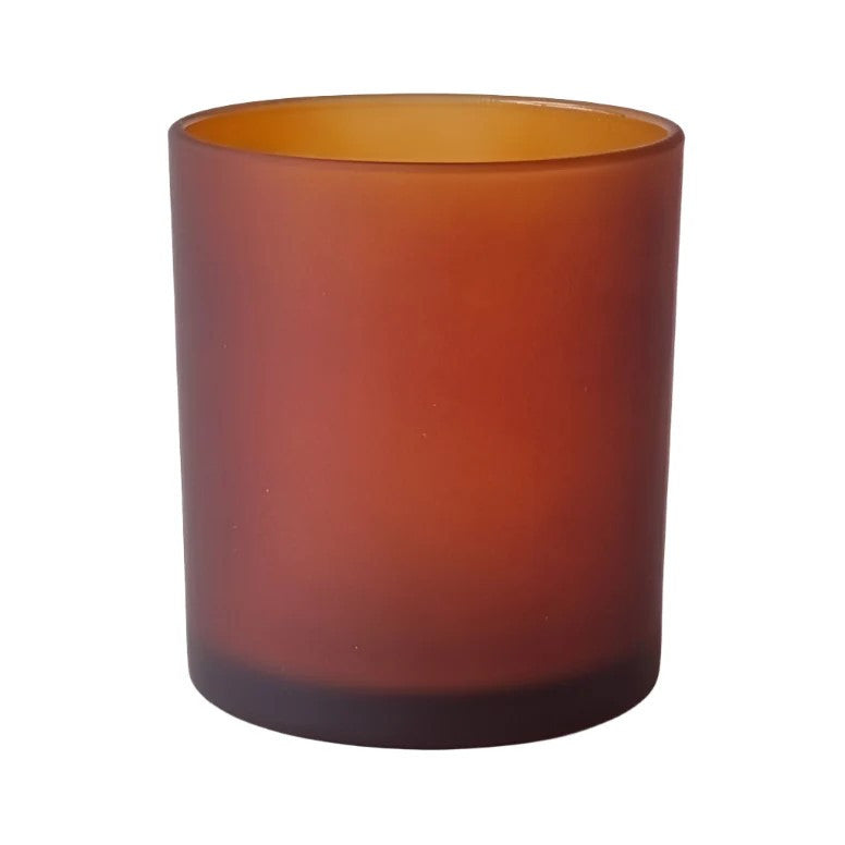 40 Pack Brown Frosted Glass Votive Tealight Candle Holders House Party Centerpiece Xmas Wedding Decor Glass Candlestick Party Decorations Bridal Valentines Event