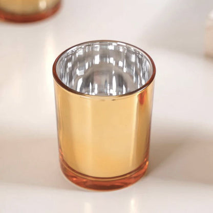 40 Pack Gold Votive Tealight Candle Holders Valentines Day Mercury  Wedding Decor Glass Candlestick Party Decorations Bridal Baby Shower Event