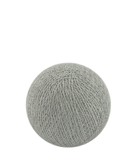 1 Set of 20 LED Grey White 5cm Cotton Ball Battery Powered String Lights Gift Home Wedding Party Bedroom Decoration Outdoor Indoor Table Centrepiece