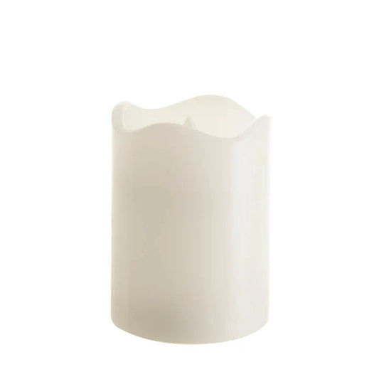 25 Pcs LED Block Pillar Candle White Flameless Safe Indoor Battery Power Party Home Decor Wedding Xmas Table Centrepiece