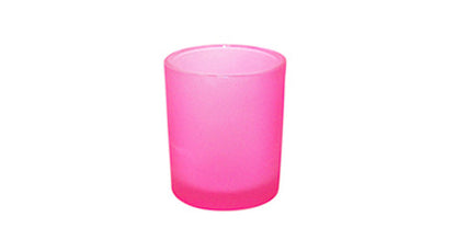 40 Pack Pink Frosted Glass Votive Tealight Candle Holders House Party Centerpiece Xmas Wedding Decor Glass Candlestick Party Decorations Bridal Valentines Event
