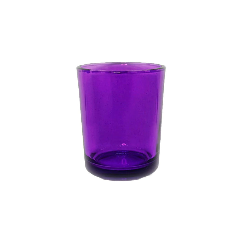 40 Pack Purple Glass Votive Tealight Candle Holders House Party Centerpiece Xmas Wedding Decor Glass Candlestick Party Decorations Bridal Valentines Event