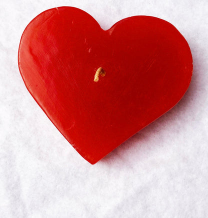 Red Heart Candle Spa Giftset - Red Heart candle, 3 Incense Coils, Pot Porri Satchet in Gift Box