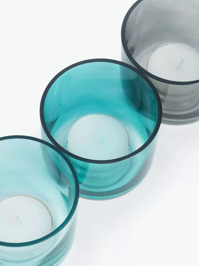 40 Pack Turquoise Glass Votive Tealight Candle Holders House Party Centerpiece Xmas Wedding Decor Glass Candlestick Party Decorations Bridal Baby Shower Event