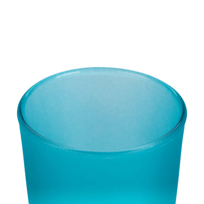 40 Pack Turquoise Frosted Glass Votive Tealight Candle Holders House Party Centerpiece Xmas Wedding Decor Glass Candlestick Party Decorations Bridal Baby Shower Event