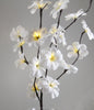 1 Set of 50cm H 20 LED White Frangipani Tree Branch Stem Fairy Light Wedding Event Party Function Table Vase Centrepiece Decoration