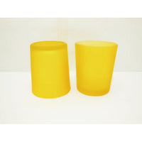 20 Pack Yellow Frosted Glass Votive Candle Holders Table Centreoieces  Xmas Wedding Anniversary Event Recption Party Function or Home Decor