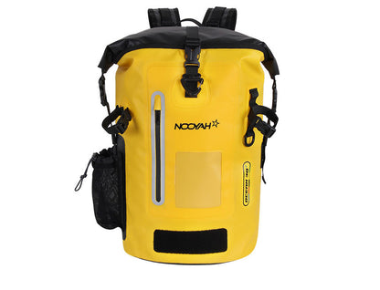 NOOYAH IPX8 Waterproof Bike Cycle Outdoor Sports Backpack Double-Layer Waterproof Bag  YELLOW