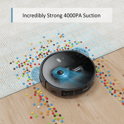 Tesvor M1 Robot Vacuum Cleaner & 4000Pa Adjustable Suction Power