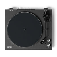 Kanto OBI3 Turntable with Bluetooth 5.3, Preamp, and Pitch Control - Matte Black