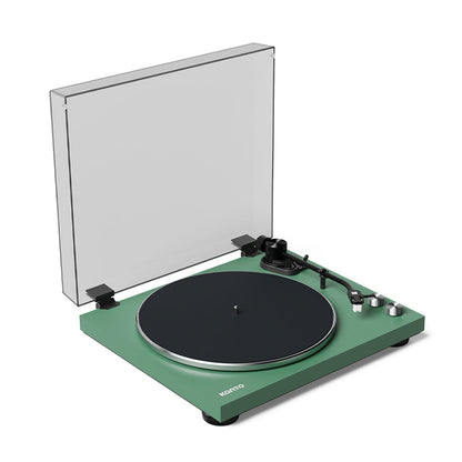 Kanto OBI3 Turntable with Bluetooth 5.3, Preamp, and Pitch Control - Matte Green