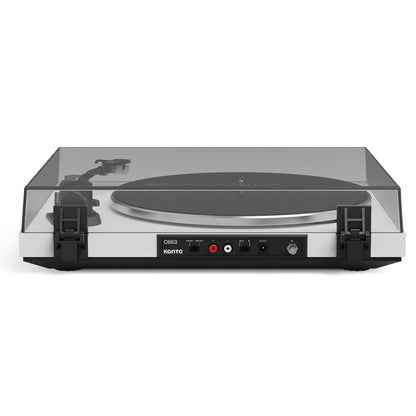 Kanto OBI3 Turntable with Bluetooth 5.3, Preamp, and Pitch Control - Matte White