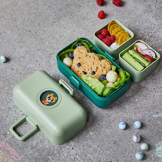 Monbento Mb Tresor Kids Bento Box - Green Forest