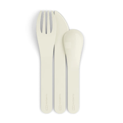 Monbento Mb Pocket Plastic Cutlery Set - Colour Natural