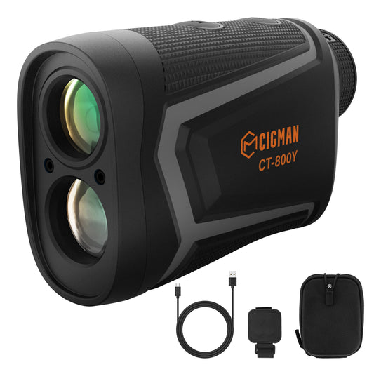 CIGMAN Golf Range Finder 800 Yards Laser Golf Rangefinder with Slope
 CT-800Y