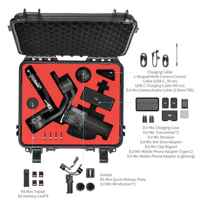 STARTRC RS 3 Mini Ronin,Waterproof Hard Carrying Case for DJI RS 3 Mini Gimbal